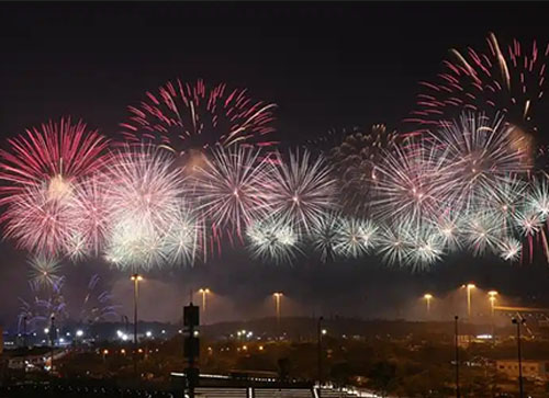 长沙县焰火晚会